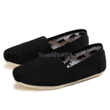 (black-42 10.5) LuckMan Spring Summer Men Casual Shoes Canvas Fabric Male Shallow Loafers Comfortable Breathable Light High Qualitity Shoes LM06