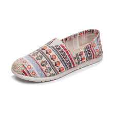 Sales Retro Vintage Lazy's Espadrilles Boat Shoes Flat for Female Unisex Larger Size Breathable 41