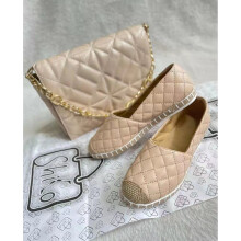 Classical Top Goat Leather Woman Espadrilles Slip on Loafers Comfortable Flat Fisherman Shoes