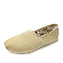 (khaki TOMS Beige-44) Summer Classic Canvas Loafers Men Women Low Comfortable Flat Shoes Men Slip-on Casual Shoes Men Espadrilles Zapatos Hombre