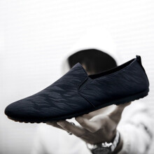 (Black-EUR 40 7.5) Zapatos Hombre Chaussures Plates Shoes Men Slip-On Flat Loafers Spring Autumn Men Casual Shoes Mixed Colors Flats