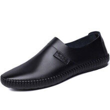 (Black-US 6.5 (EUR 39) 6.5) Spring and Autumn Men's Casual Shoes Business Casual Set of Feet
