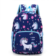 Kids Girls School Bags Child Unicorn Printing Pink Purple Backpack Kindergarten Children's Schoolbag Waterproof Bookbag