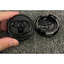 4-Pack Toyota Center Hub Caps 57mm Black OEM Fit - 42603-52110 (Prius, Corolla, Yaris)