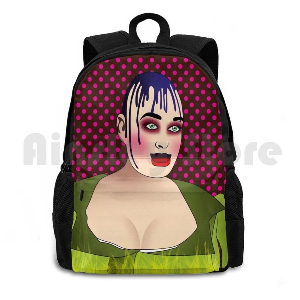 Leigh Bowery Outdoor Hiking Backpack Waterproof Camping Travel Leigh Bowery Fun Famous Up Colors Boy George Comics