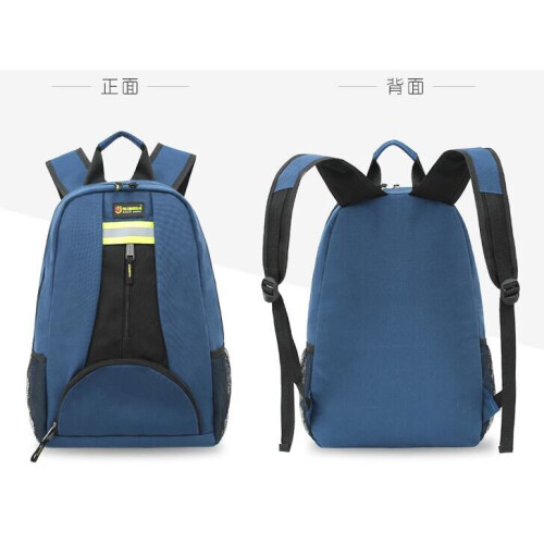 Double shoulder tool bag multifunctional backpack elevator repair tool bag canvas thickened shoulder electrician bag 1