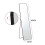 Living And Home (50cm W x 160cm H) Modern Rectangular Metal Full Length Mirror Black 5