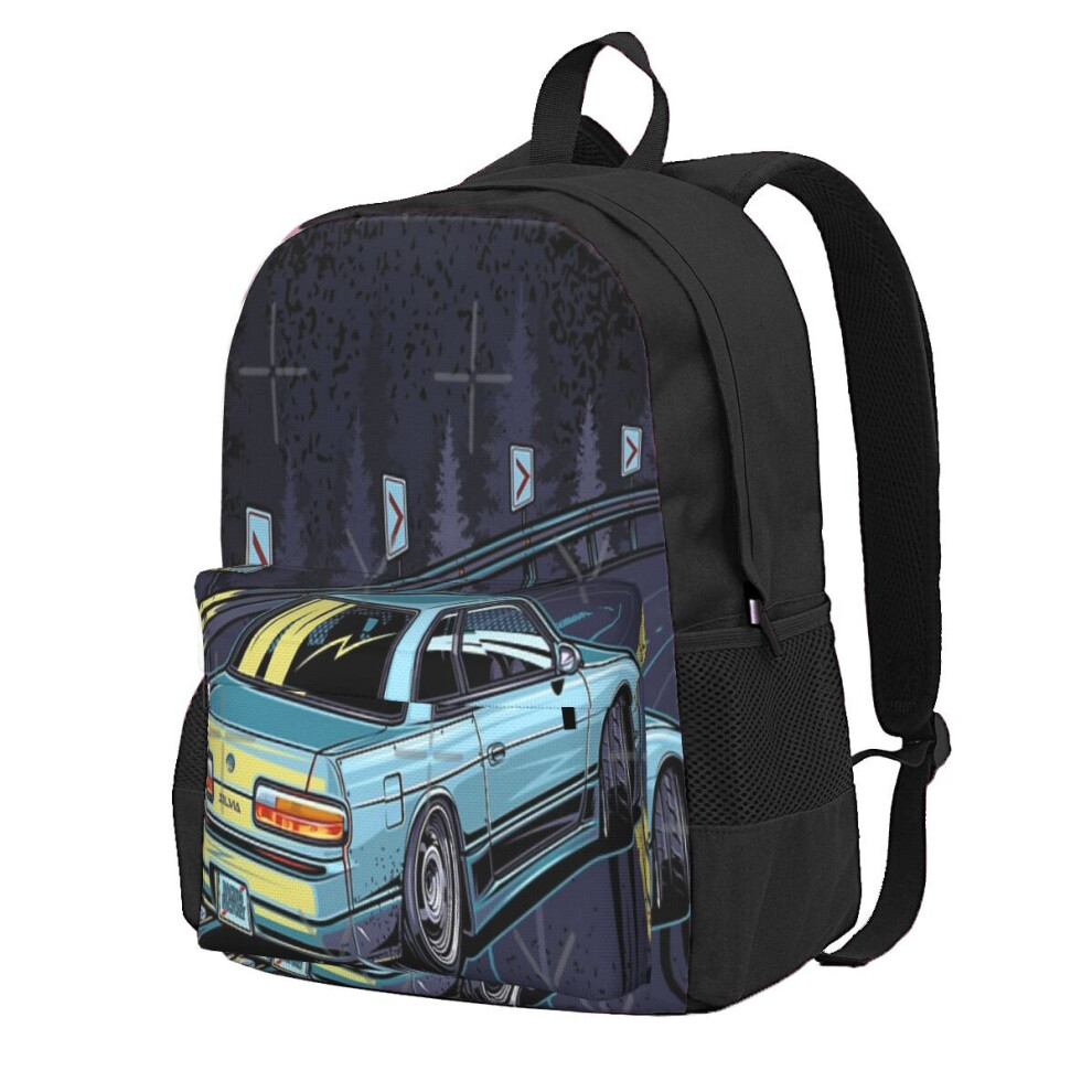 Silvia S13 Touge Drift Backpacks Men's Backpacks Bags For Women Retro Your Backpacks-image-OPC-PBTM86N-NEW