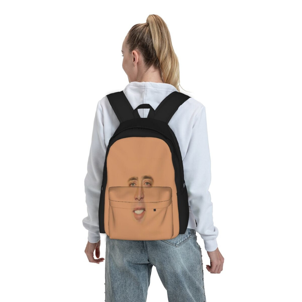 Nicolas cage cheap face backpack