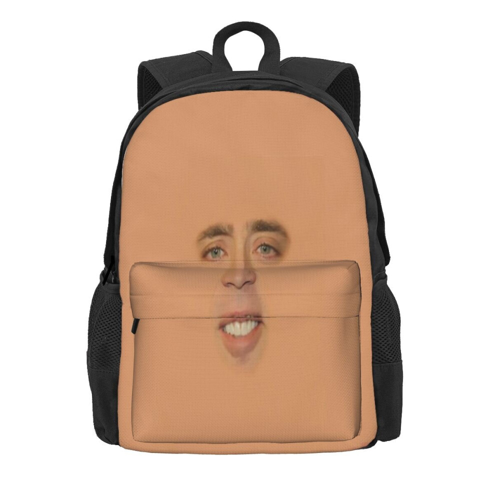 Nicolas cage cheap face backpack