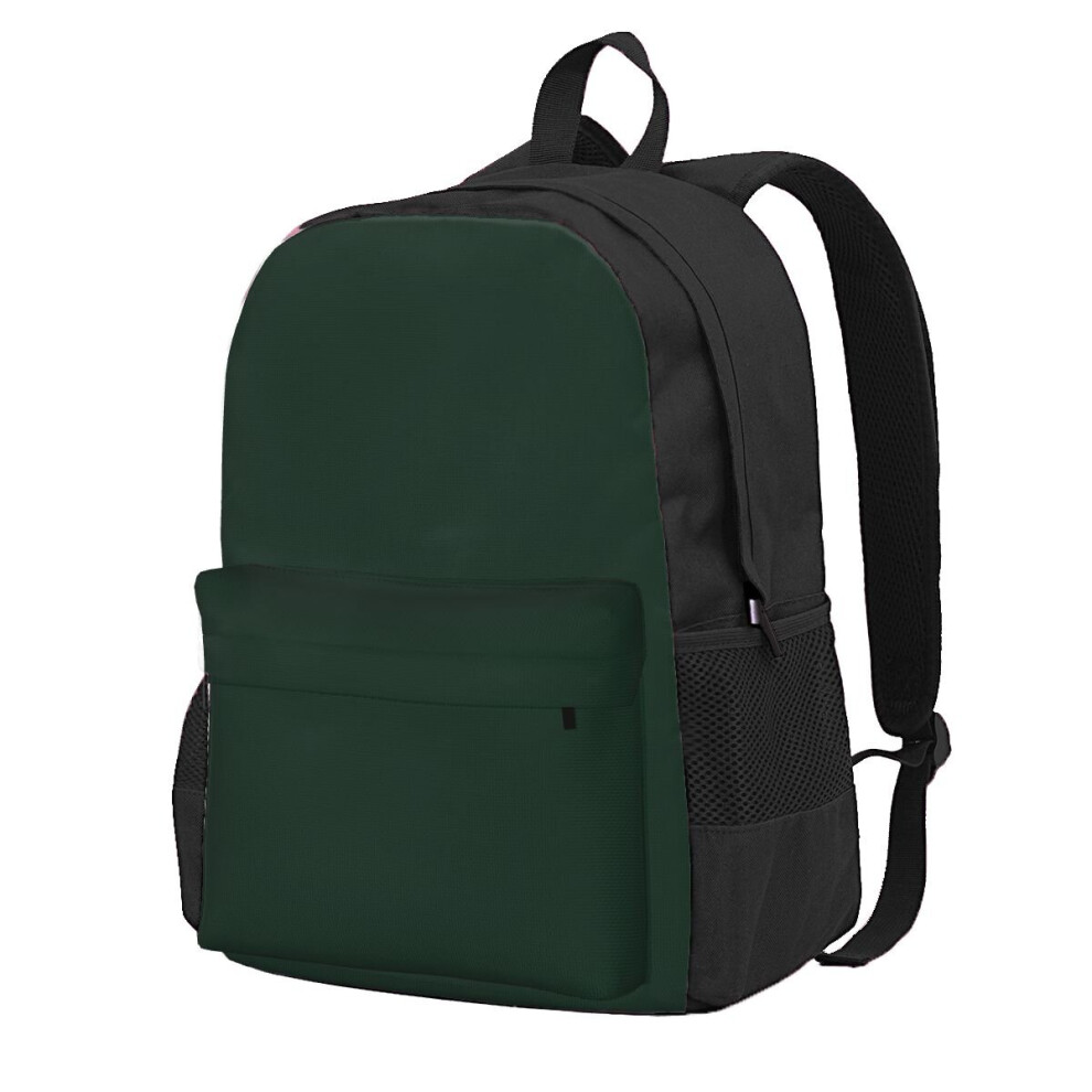 Solid Dark Green Backpacks Men's Backpacks Bags For Women School Bag Bags For Men Back Packs Bag For Women-image-OPC-PBTM8BP-NEW