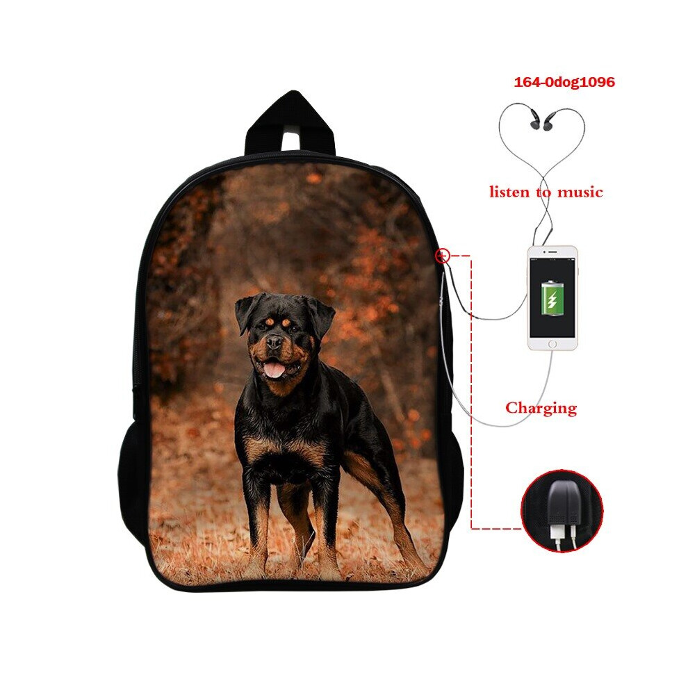 Dog 3D Printing Women Girls Backpack Travel Shopping Bag Eco Animal Dog Print Bags Rucksack Mochila Sac A Dos Backpacks on OnBuy