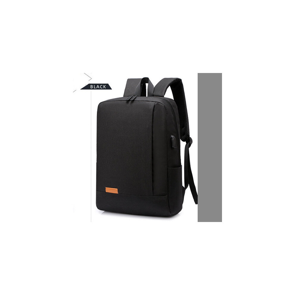 Laptop Backpack Mens Business Notebook Mochila Waterproof Back Pack Usb Charging Bag Travel Bagpack Male Backpack Black 885655943472
