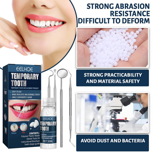 Temporary Tooth Repair Beads Missing Broken Teeth Filling Material Repair Dental Tools 2