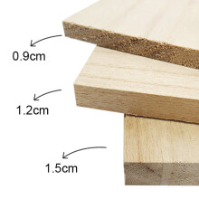 (21cm x 30cm x 1.5cm) PAULOWNIA WOODEN BREAKING BOARD