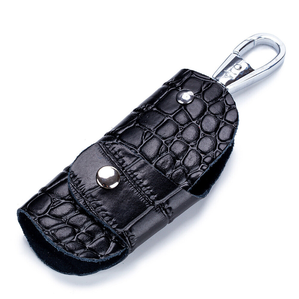 Crocodile Pattern Car Key Bag Wallet Women Men Leather Keychain Housekeeper Key Case Organizer Mini Key Cover Multicoloured 885662309827