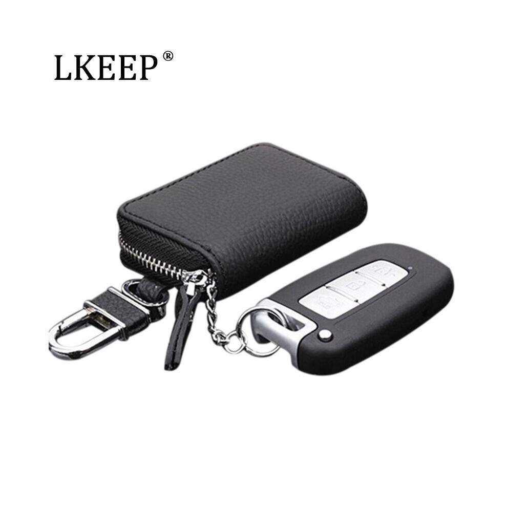 Pu Leather Car Key Wallets Men Women Key Holder Housekeeper Key Organizer Keychain Cover Zipper Keys Case Bags Key Pouch Wallet Multicoloured 885662311523