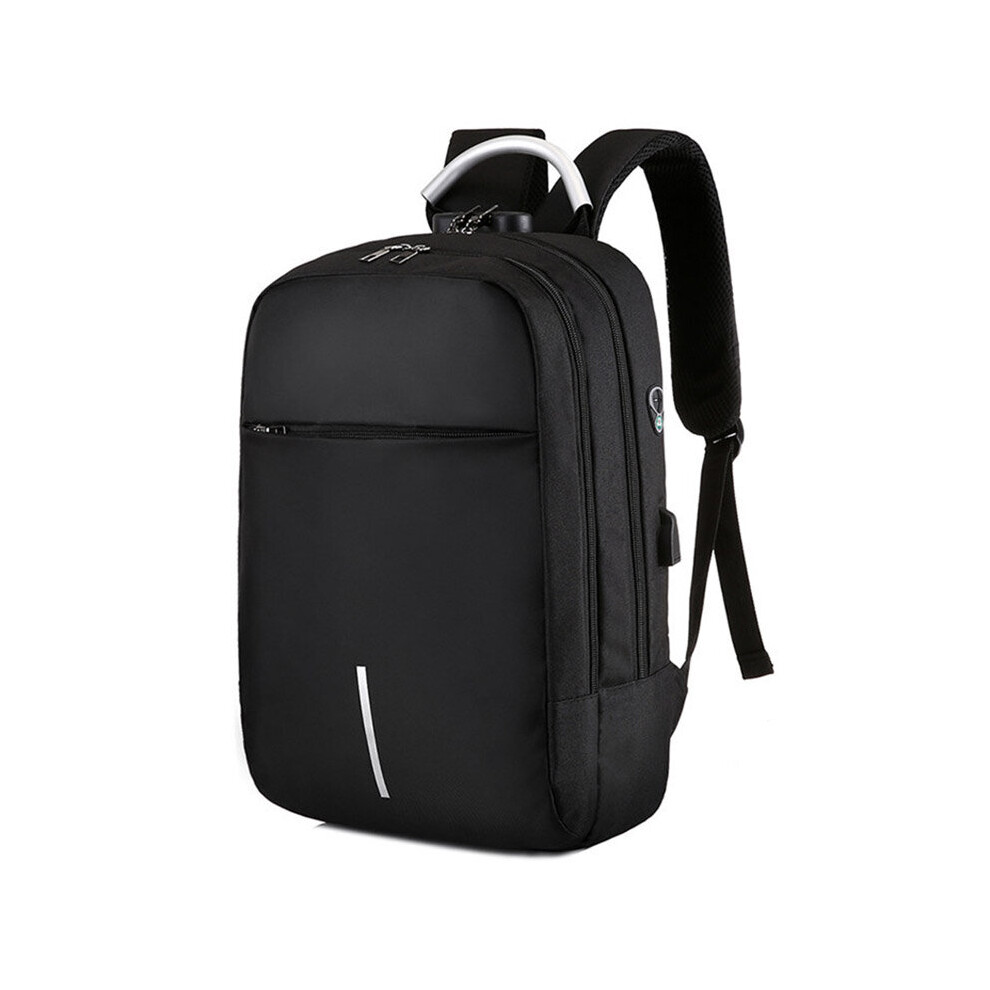 Geestock Men Anti Theft Combination Lock Backpack Large Capacity 15.6 Inch Computer Backpack Usb Charging Business Travel Bags Multicoloured 885655954980