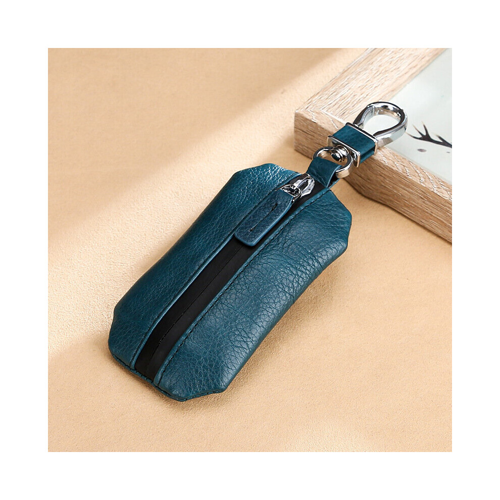 Edition Style Leather Car Key Case Leather Lychee Pattern Waterproof Zipper Car Universal Key Cover Multicoloured 885662313039