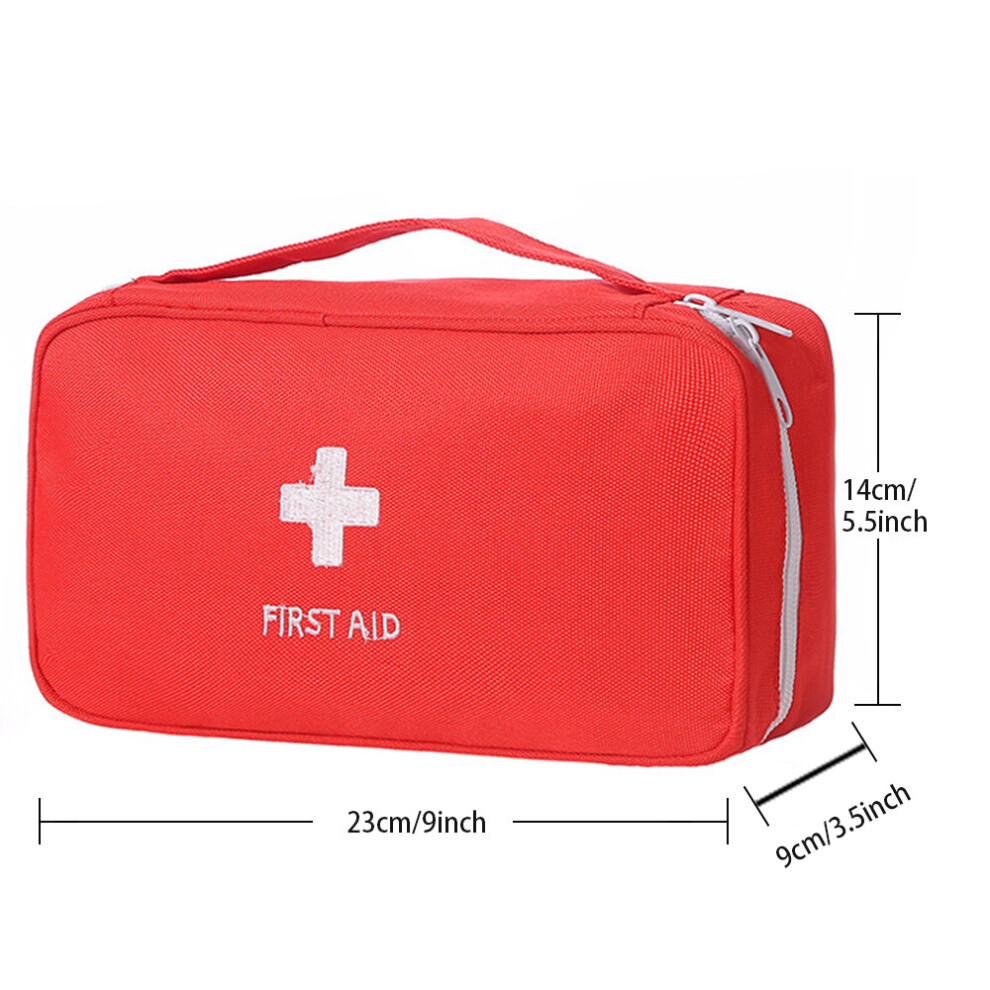 Multicoloured Outdoor Portable First Aid Medical Kit Travel Camping Useful Mini Medicine Storage Bag Camping Emergency Survival Bag Pill Case