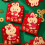 6Pcs/Bag Cartoon Rabbit Year Red Envelope Chinese Year Decor Spring 2