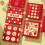 6Pcs/Bag Hot Stamping Rabbit Red Packet Chinese Year Decor Spring 2