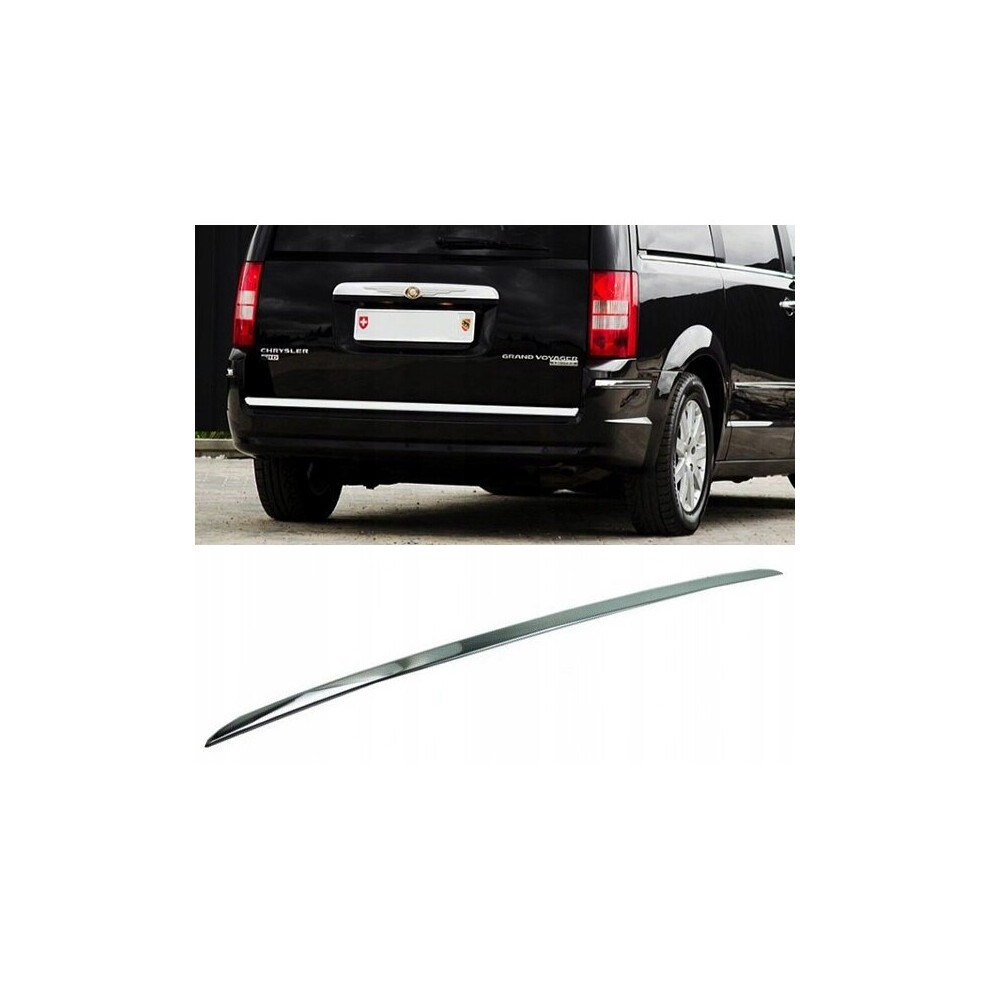 Chrysler Voyager V 2008- Chrome Trunk Trim - Tailgate Accent 4106678601542