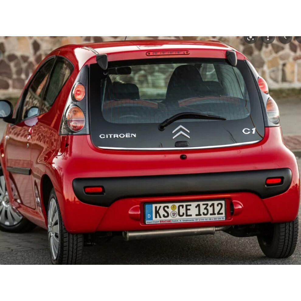 Citroen C1 Mk I - Chrome Trunk Trim - Tailgate Accent 4104205036218