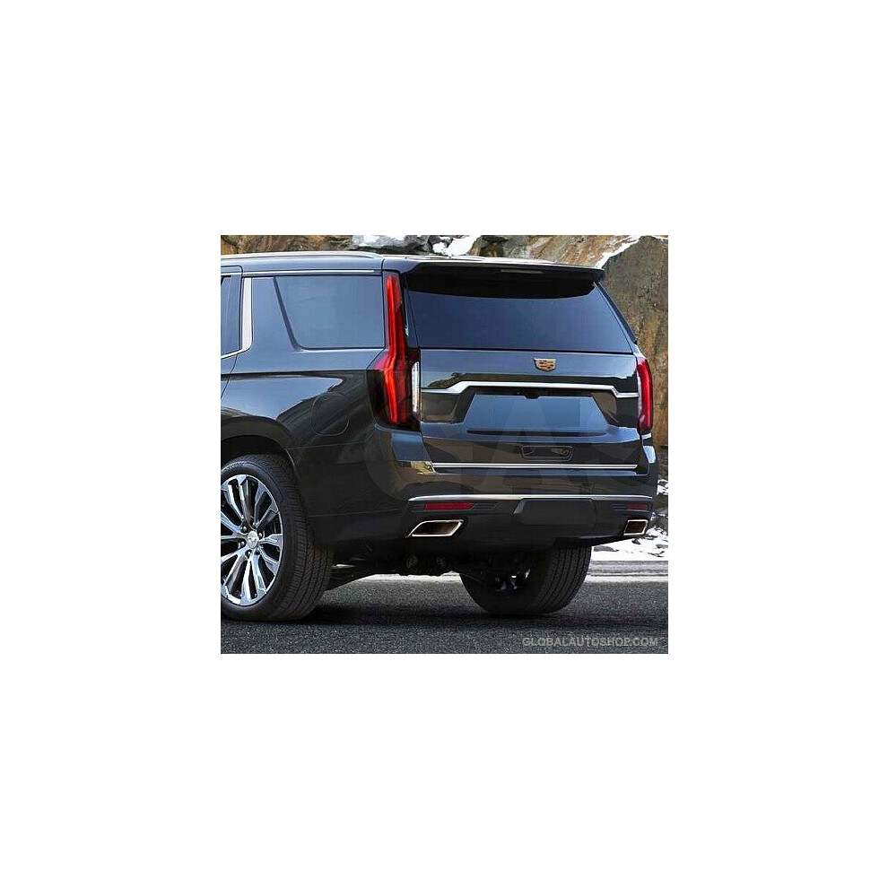 Cadillac Escalade 2021+ Chrome Trunk Trim - Tailgate Accent - Premium 4108919185743