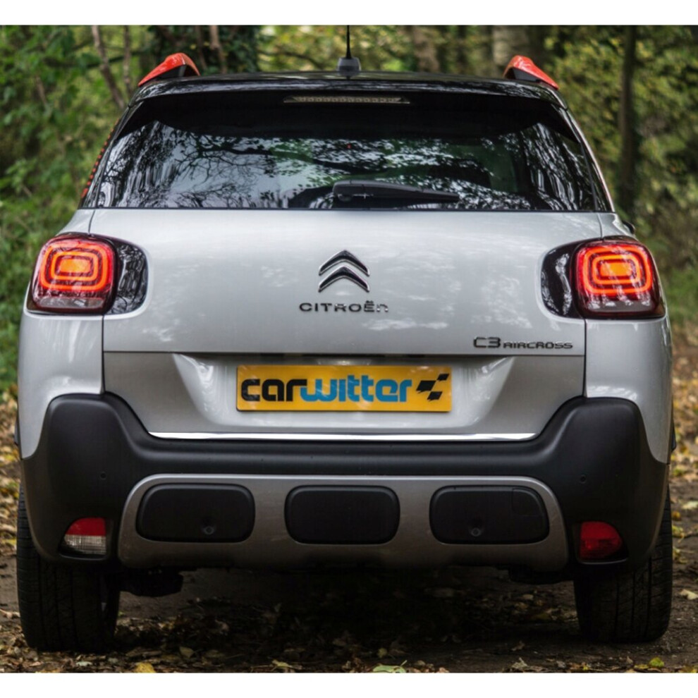 Citroen C3 Aircross Chrome Trunk Trim - Tailgate Accent 4101928121306