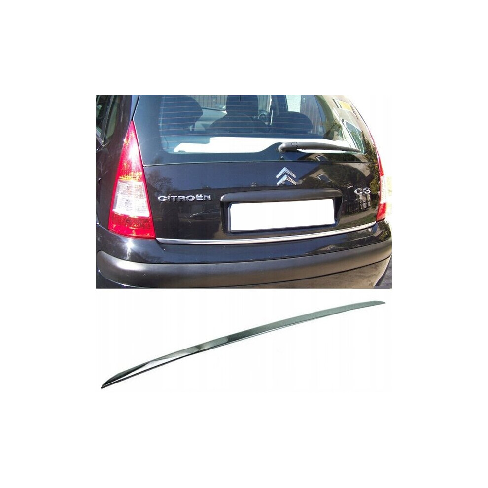 Citroen C3 I Fc - Chrome Trunk Trim - Tailgate Accent 4116820801768