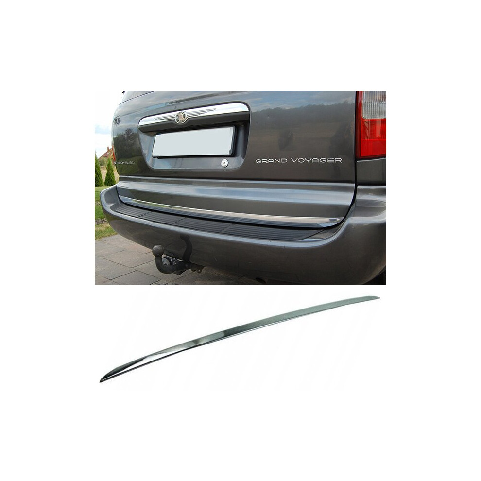 Chrysler Voyager Grand Iii, Iv Chrome Trunk Trim - Tailgate Accent 4139727327896