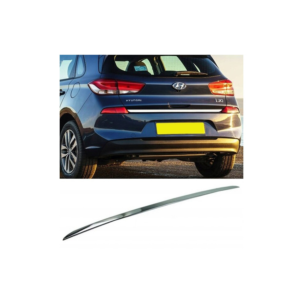 Hyundai I30 Iii 16- Chrome Trunk Trim - Tailgate Accent - Premium Car Rear Detail 4119225764782