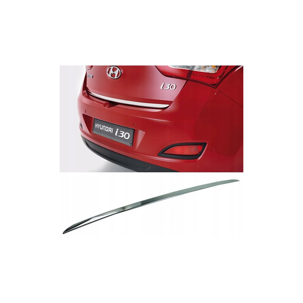 Hyundai i30 II GD - Chrome Trunk Trim - Tailgate Accent - Premium Car Rear Detail-image-OPC-PBTMJYG-NEW