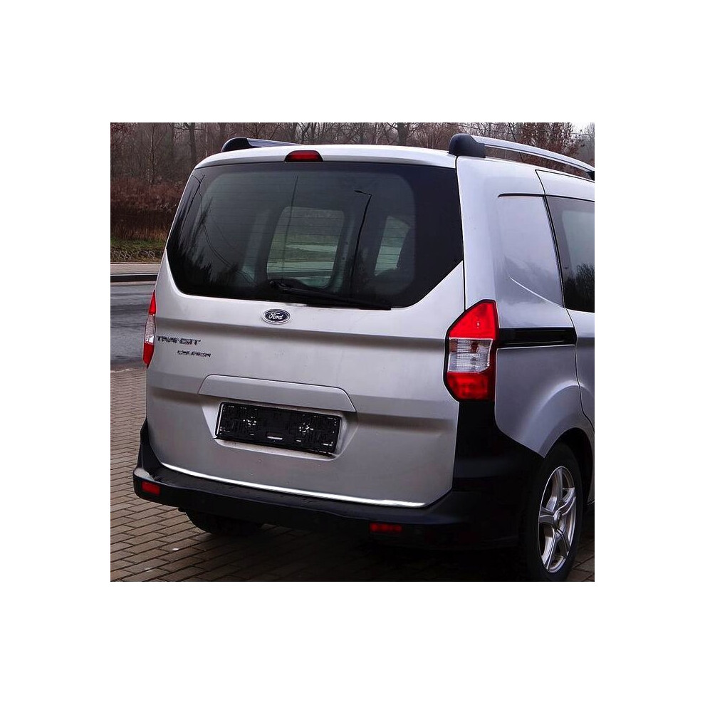 Ford Transit Courier 2014- Chrome Trunk Trim - Tailgate Accent 4104998481059