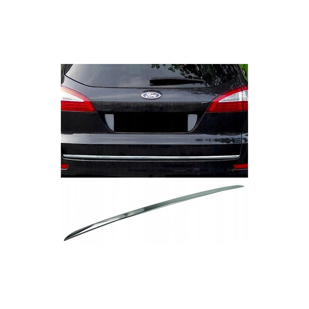 Ford Mondeo Mk4 Kombi - Chrome Trunk Trim - Tailgate Accent 4108218073833