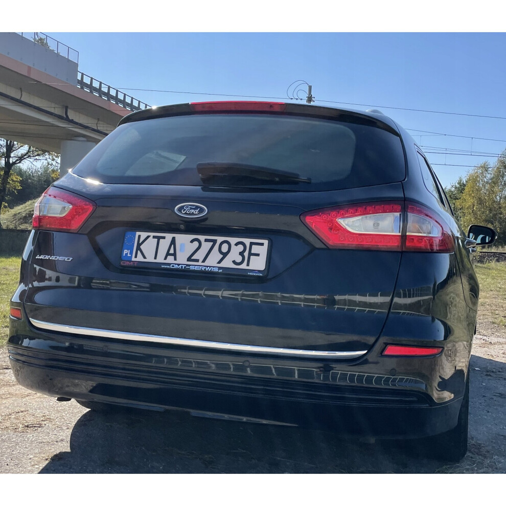 Ford Mondeo Mk5 V Kombi - Chrome Trunk Trim - Tailgate Accent 4109296360372