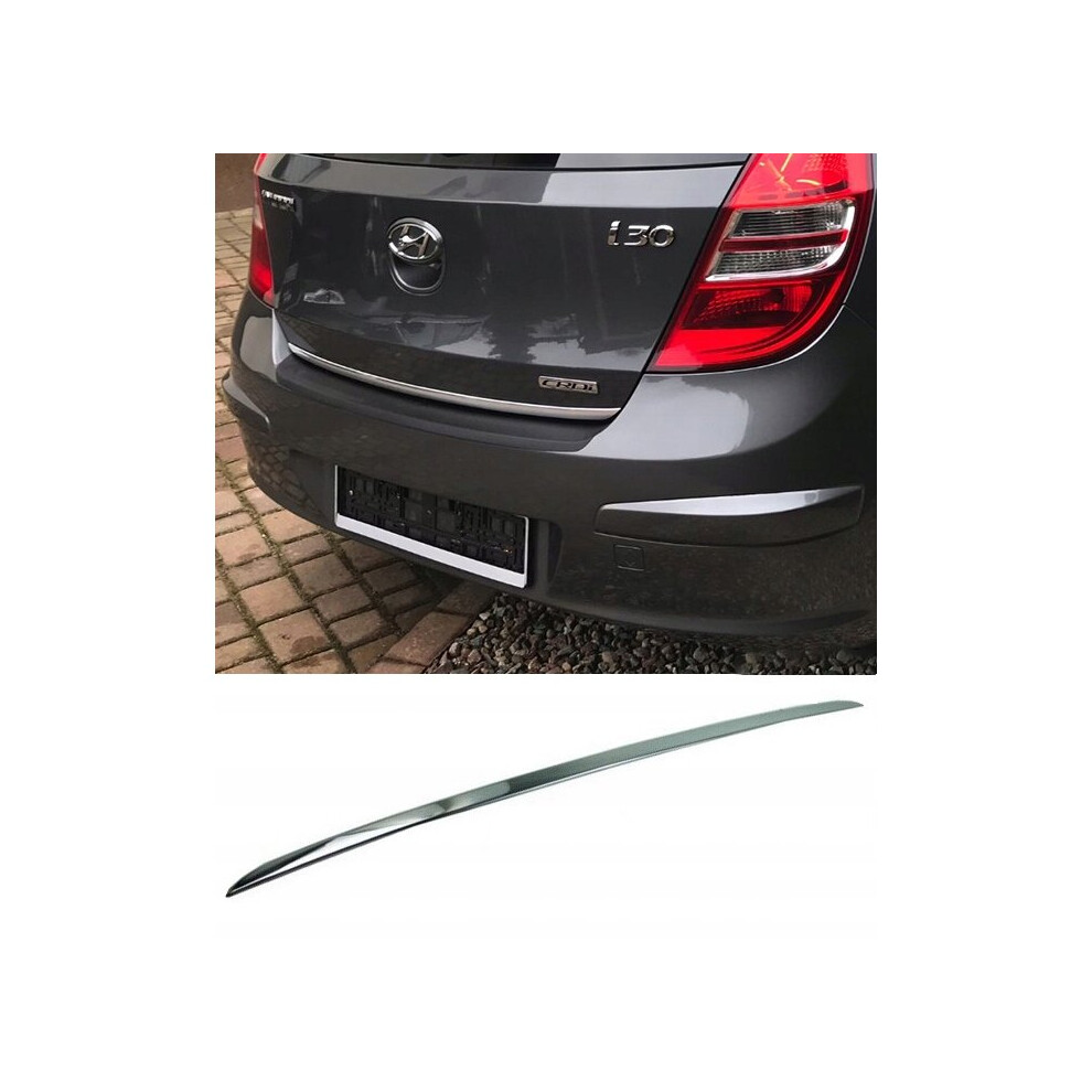 Hyundai I30 I Fd Hb Chrome Trunk Trim - Tailgate Accent - Premium Car Rear Detail 4102676401399