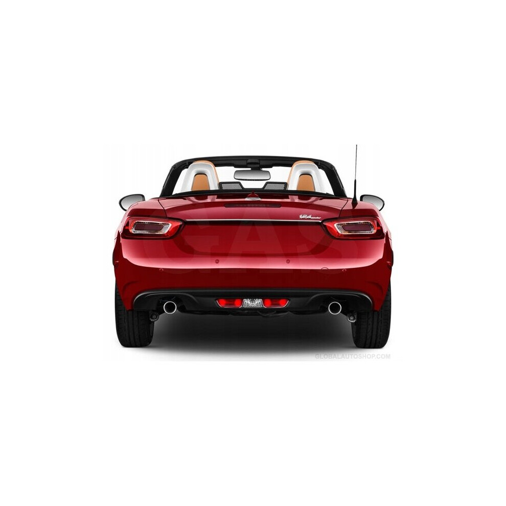 Fiat 124 Spider - Chrome Trunk Trim - Tailgate Accent 4134008718714