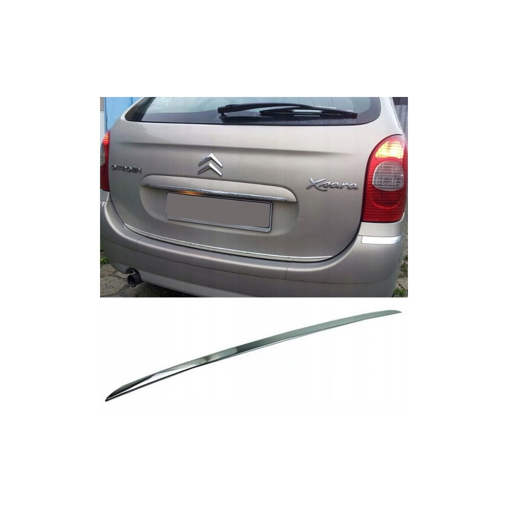 Citroen Xsara Picasso - Chrome Trunk Trim - Tailgate Accent 4105616149153