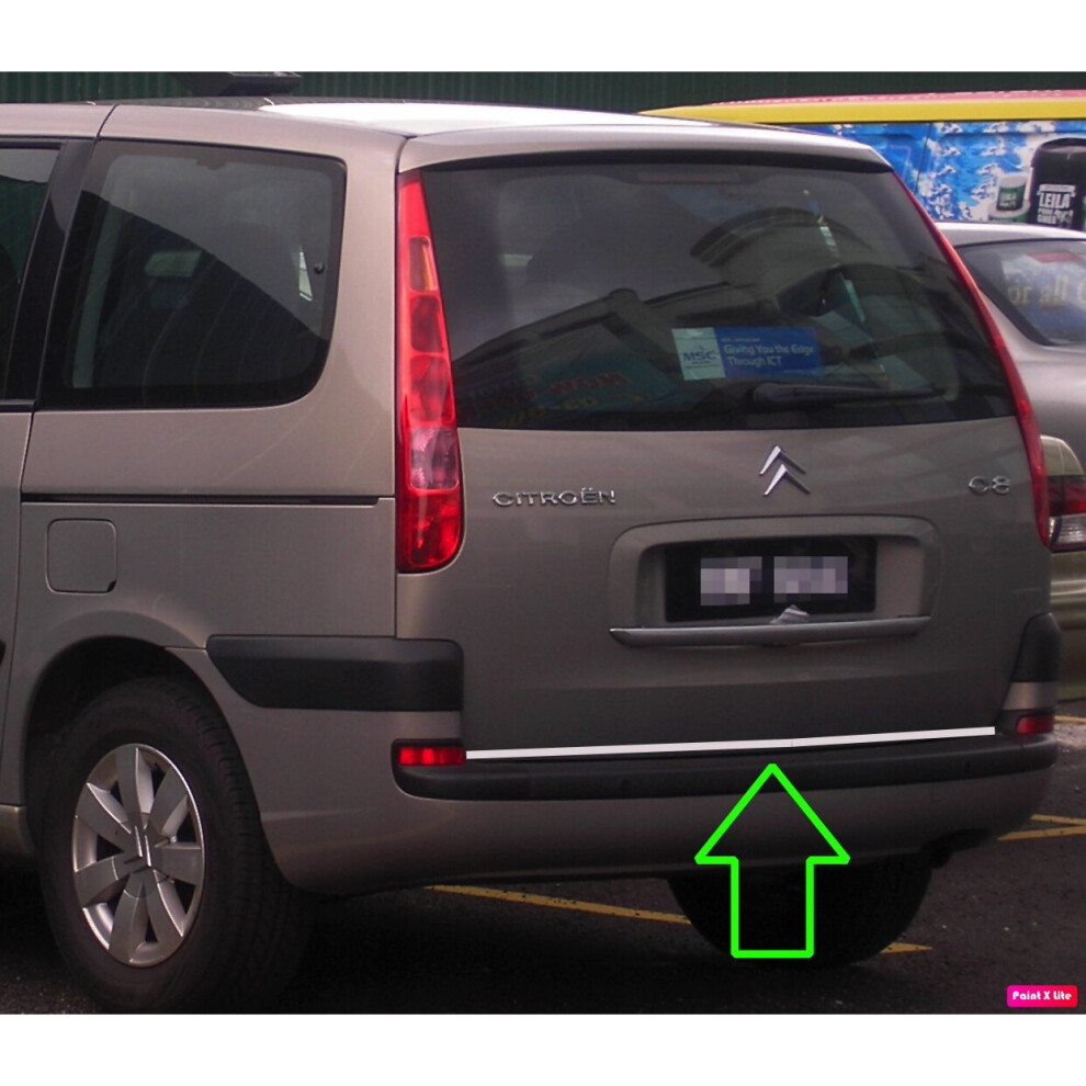Citroen C8 - Chrome Trunk Trim - Tailgate Accent 4130711299694