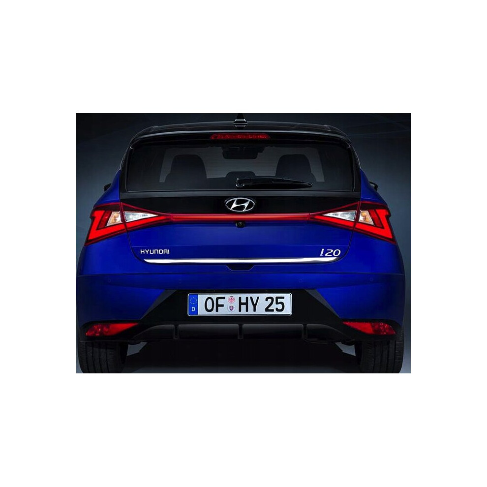Hyundai I20 Iii - Chrome Trunk Trim - Tailgate Accent - Premium Car Rear Detail 4135153575658