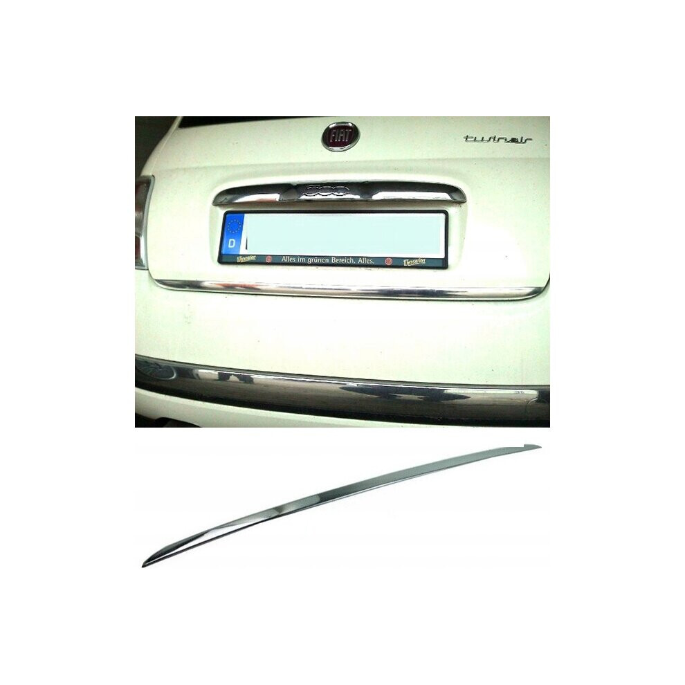 Fiat 500C - Chrome Trunk Trim - Tailgate Accent 4119805022714