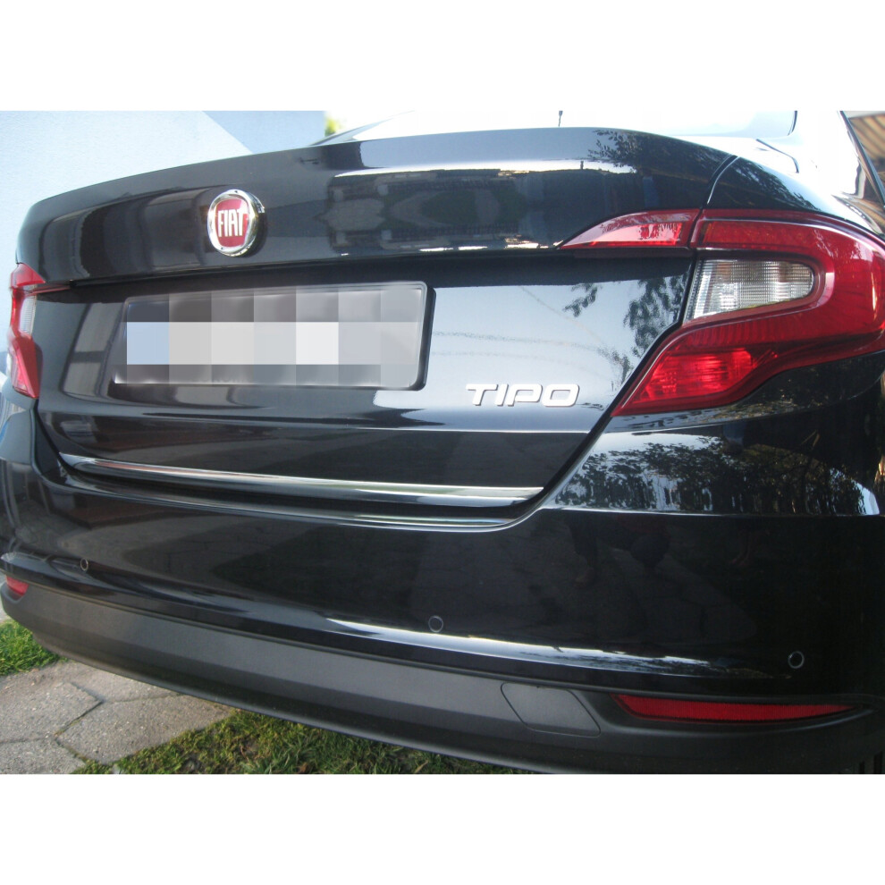Fiat Tipo Sedan - Chrome Trunk Trim - Tailgate Accent 4106972628177