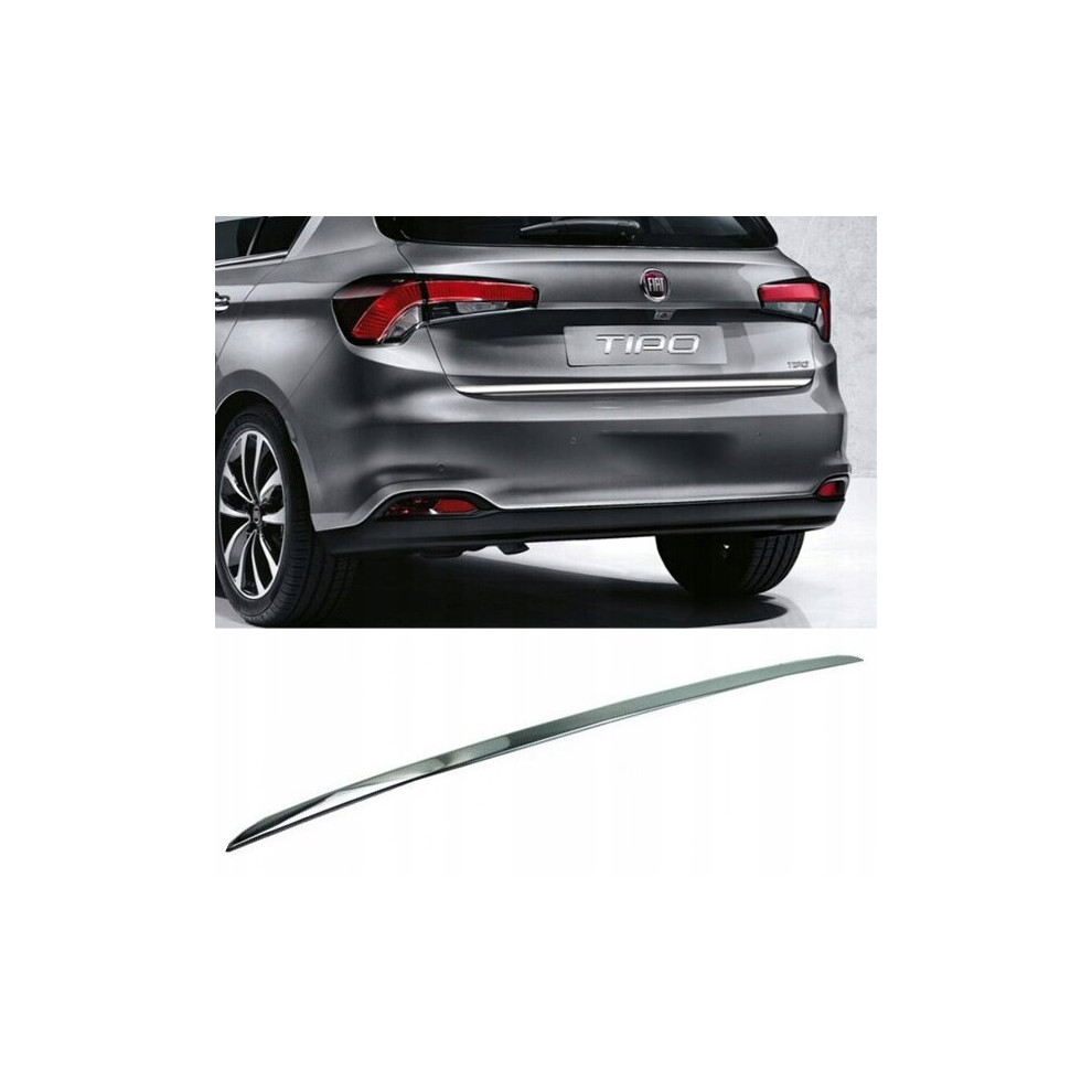 Fiat Tipo Hatchback Chrome Trunk Trim - Tailgate Accent 4114749527462
