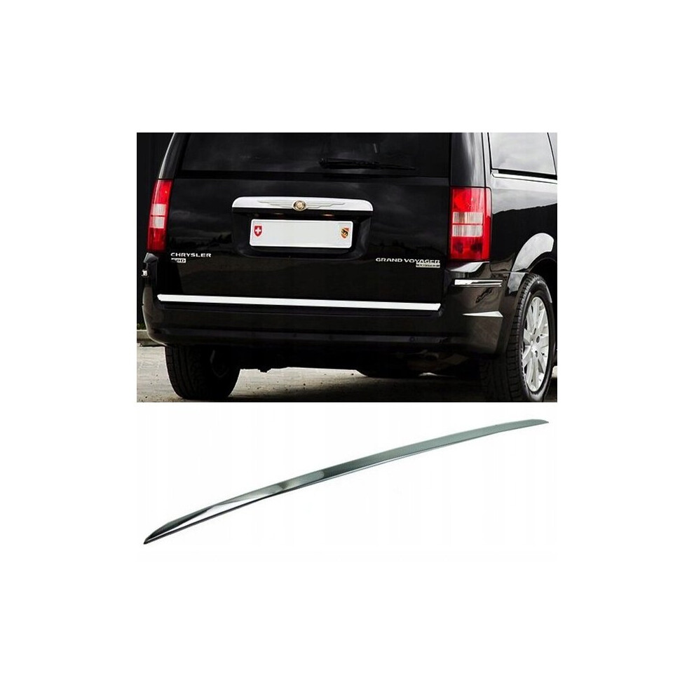 Dodge Caravan Grand V - Chrome Trunk Trim - Tailgate Accent 4116737250840