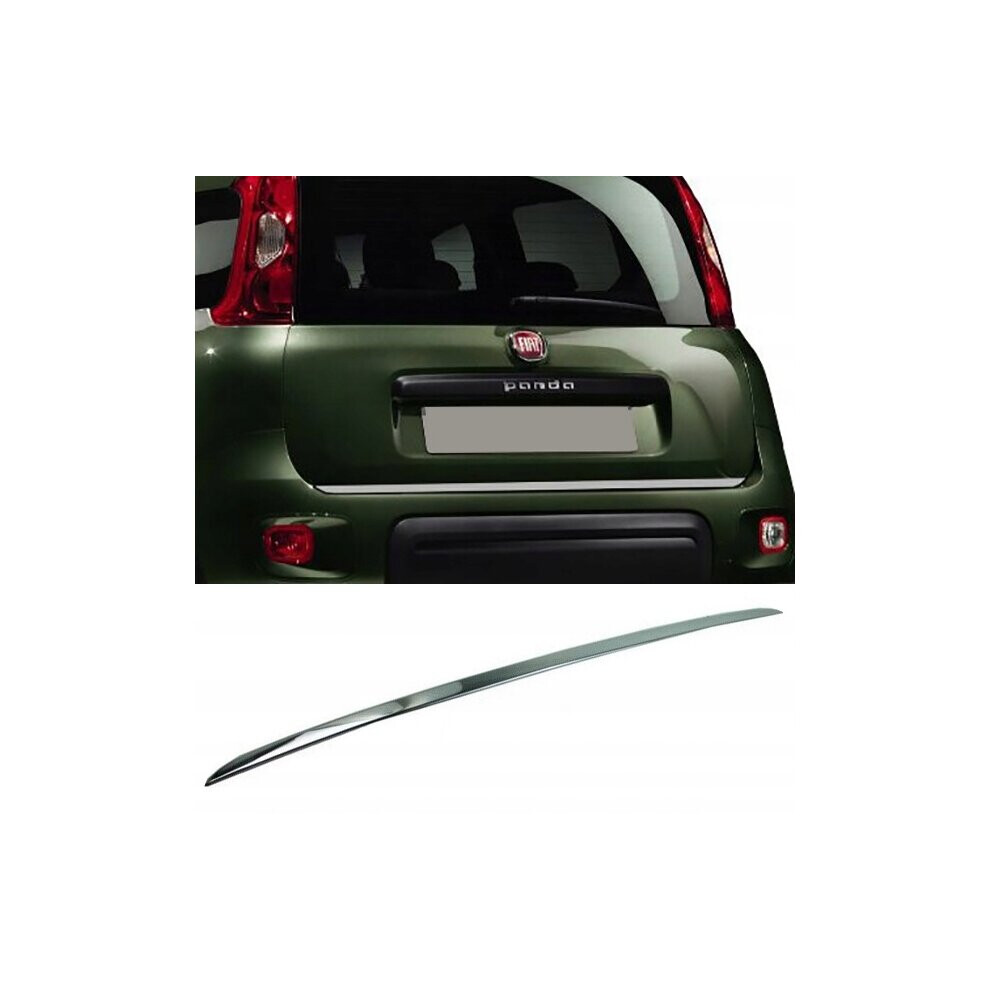 Fiat Panda Ii - Chrome Trunk Trim - Tailgate Accent 4100135416014