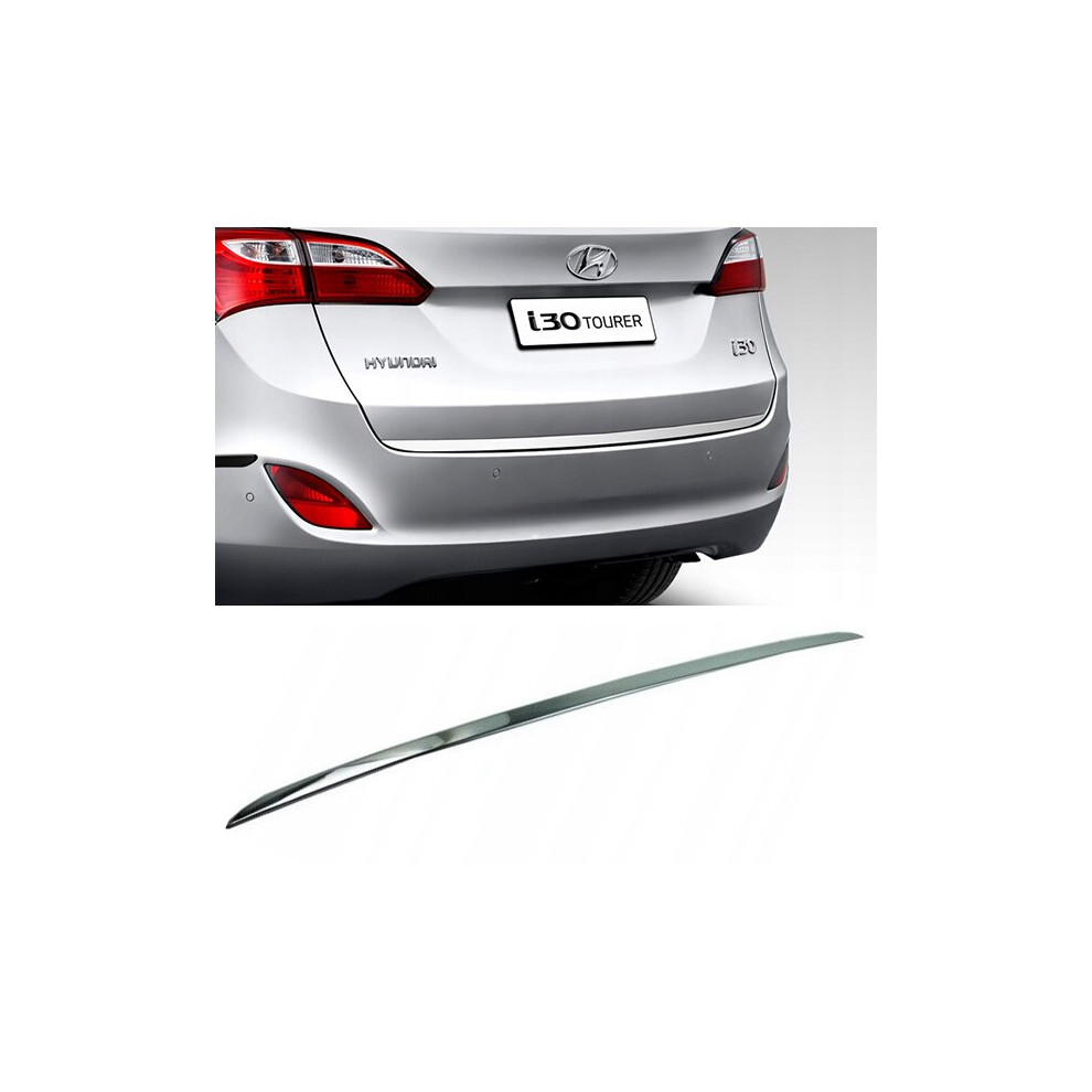 Hyundai I30 Ii Cw - Chrome Trunk Trim - Tailgate Accent - Premium Car Rear Detail 4139511321093