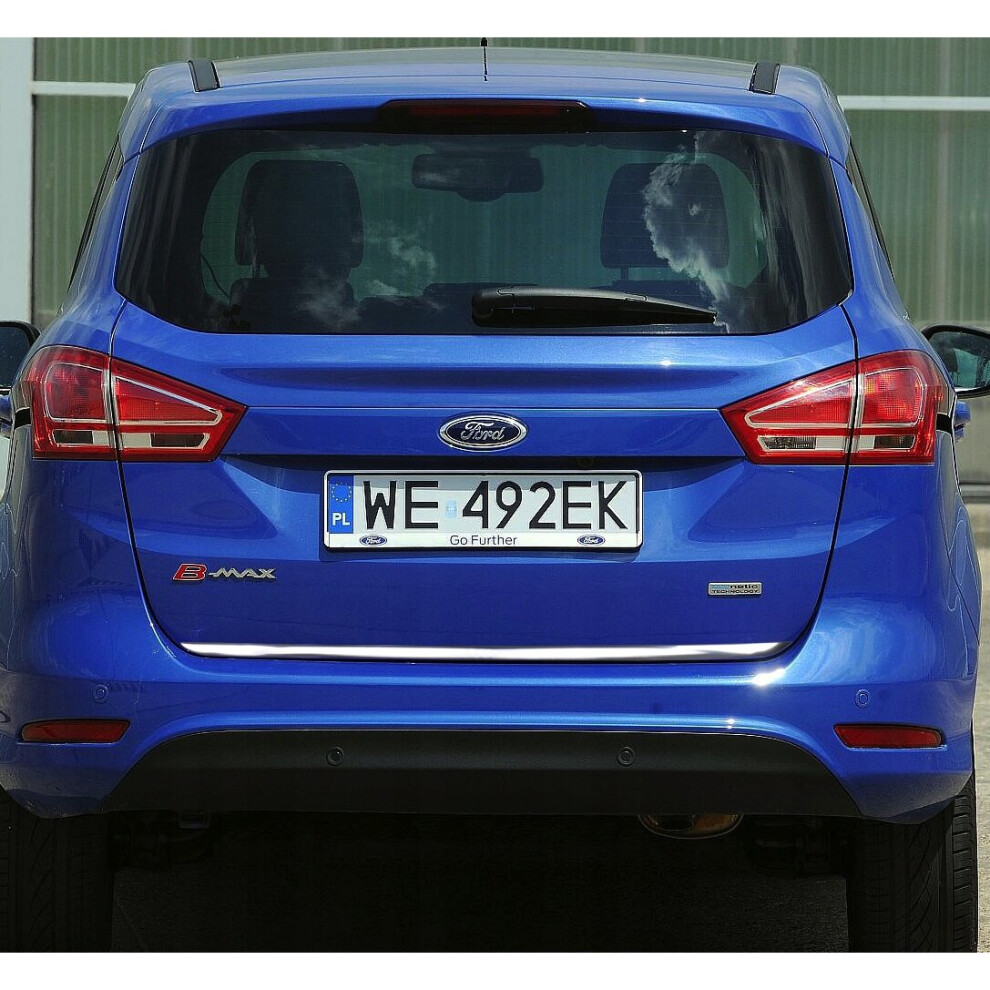 Ford B-Max - Chrome Trunk Trim - Tailgate Accent 4100611373077