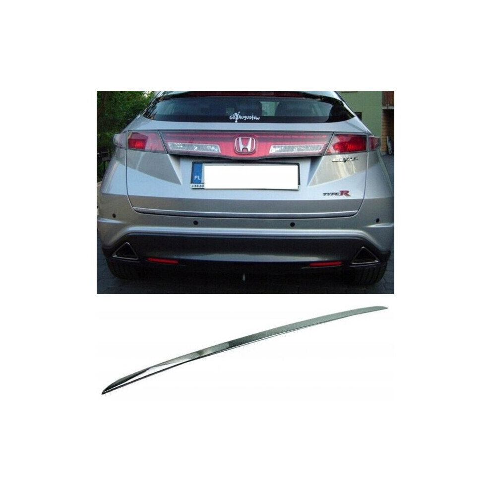 Honda Civic Viii Ufo Chrome Trunk Trim - Tailgate Accent 4109379652295